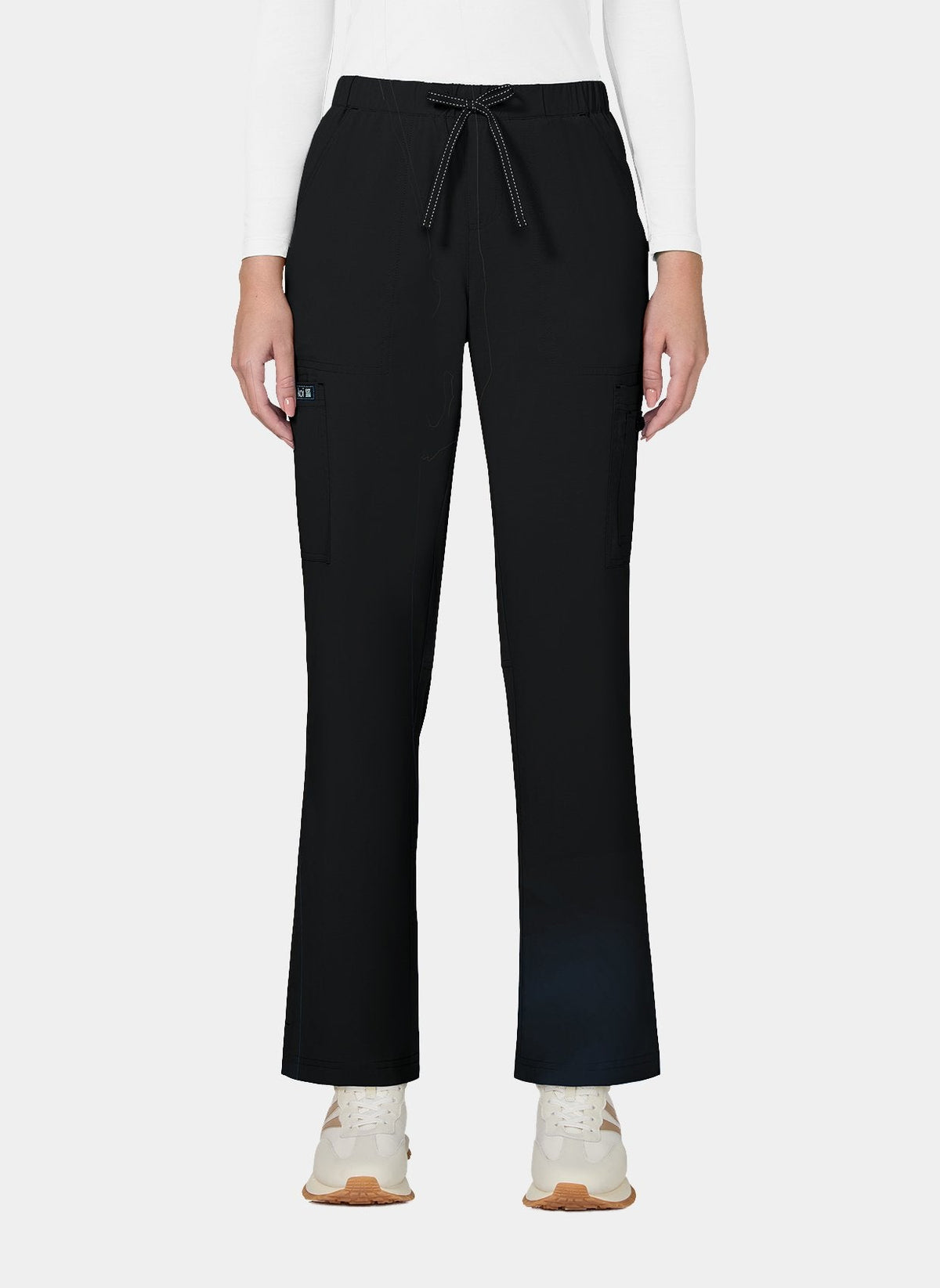 Pantalon médical femme Koi Basics Holly - Noir, 8 poches