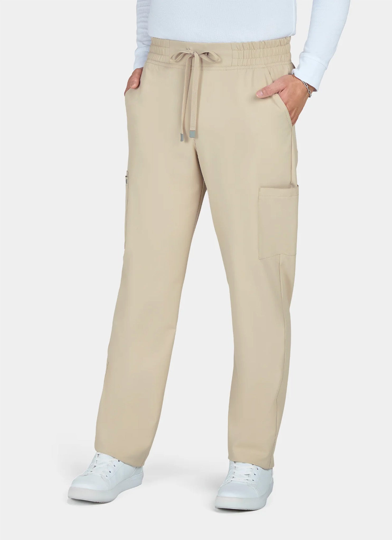 pantalon-medical-cargo-homme-koi-cureology-neuro-beige