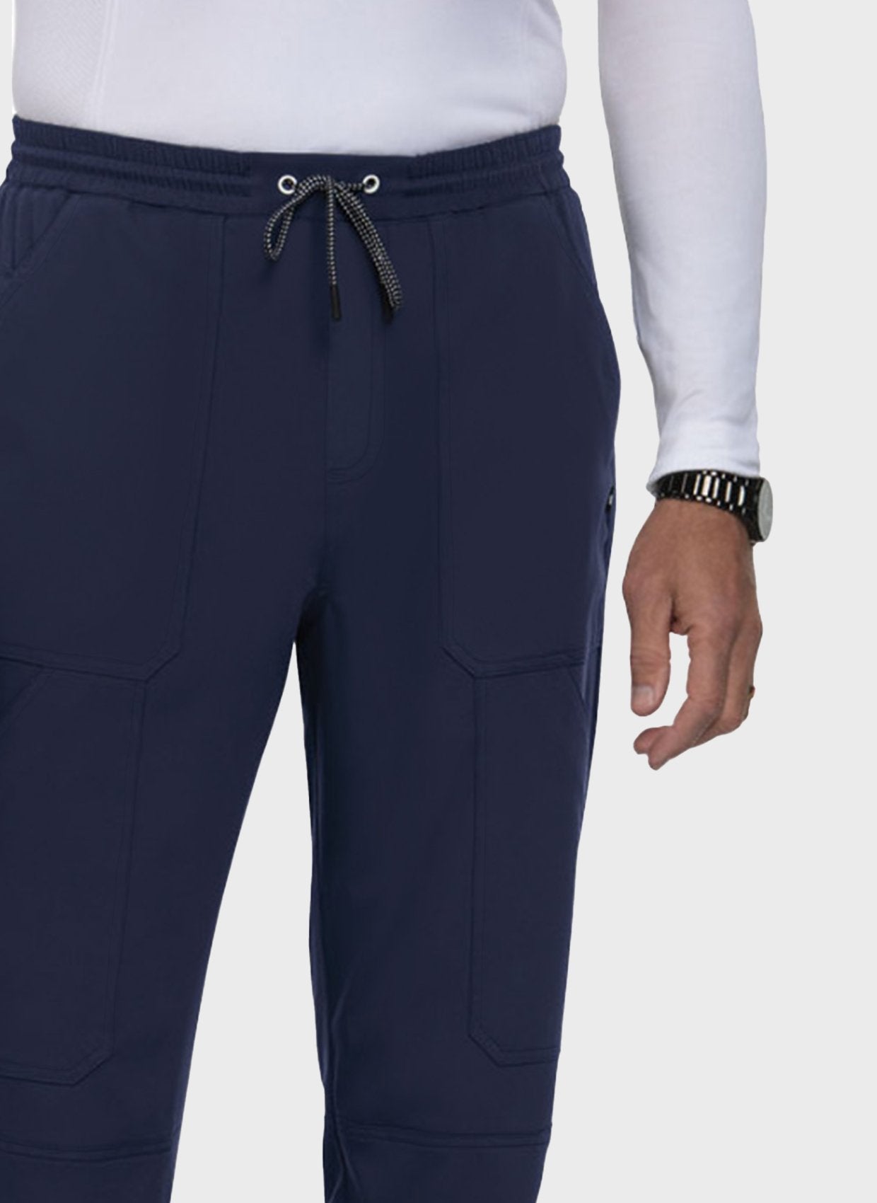 Pantalon médical homme Koi Next Gen De jour comme de nuit bleu marine gros plan 2