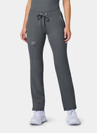 pantalon médical femme Nisha anthracite de face