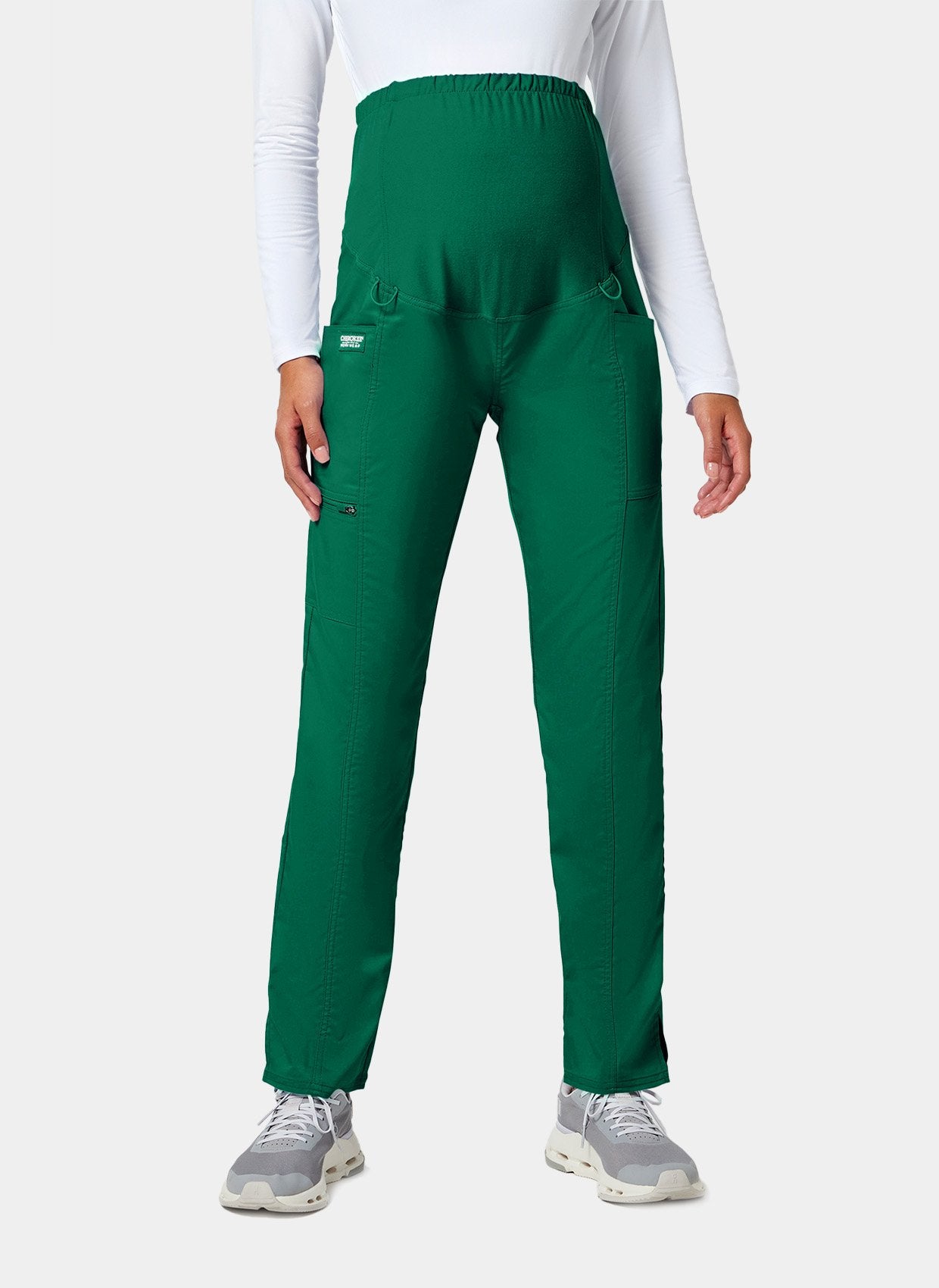 pantalon maternite cherokee revolution vert foret face