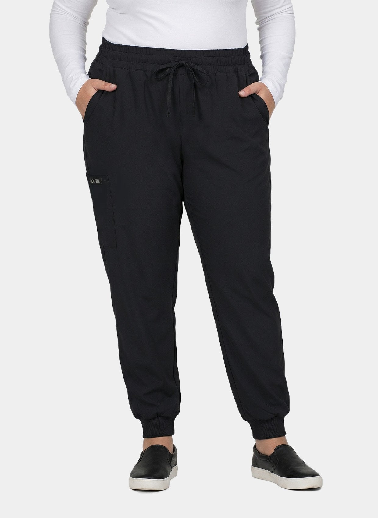Pantalon médical femme jogging Koi Basics Gemma - Noir