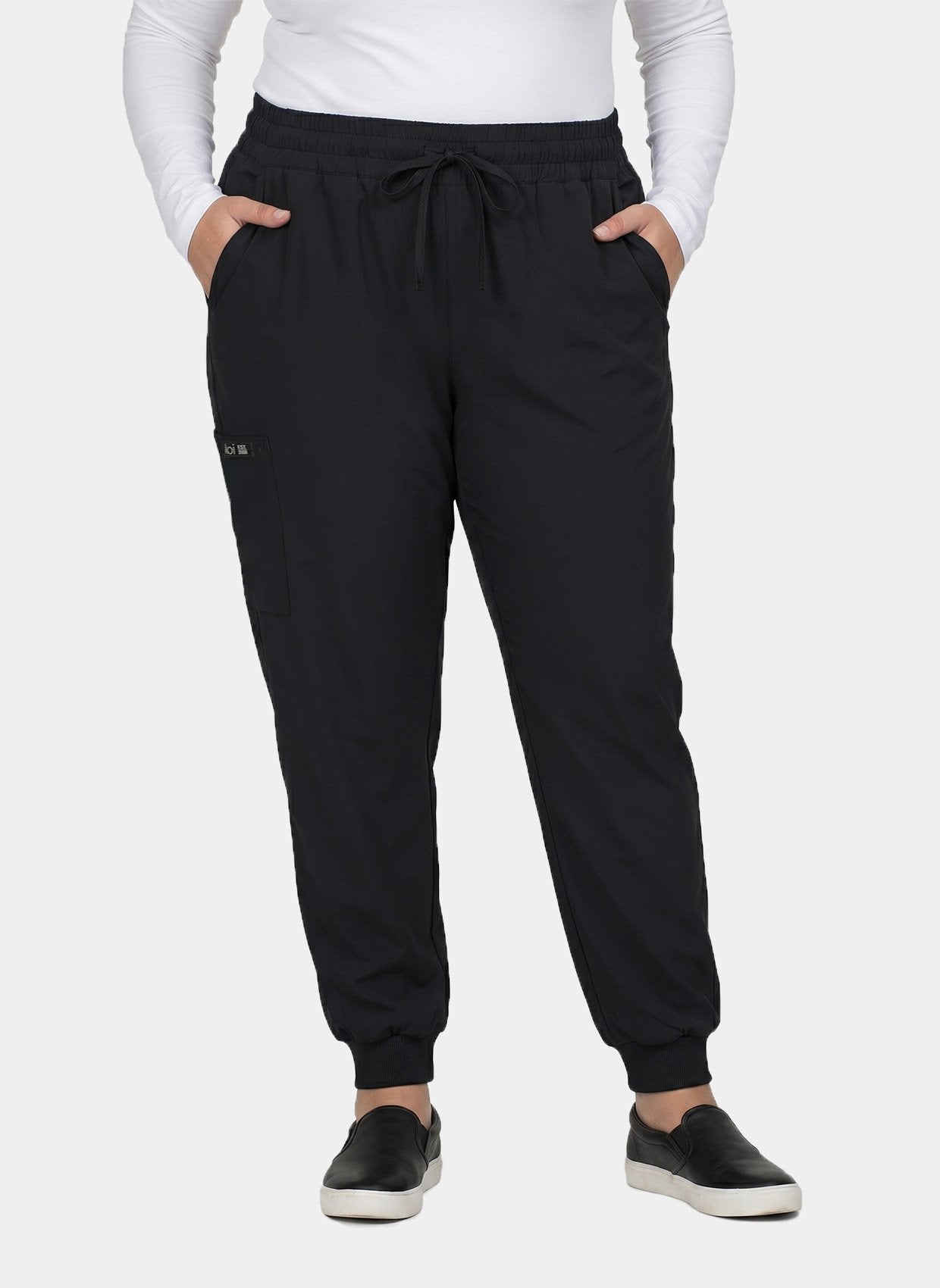 Pantalon médical femme jogging Koi Basics Gemma - Noir