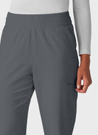 Pantalon médical femme Koi Cureology Saylor jambe large - Étain, vue 2