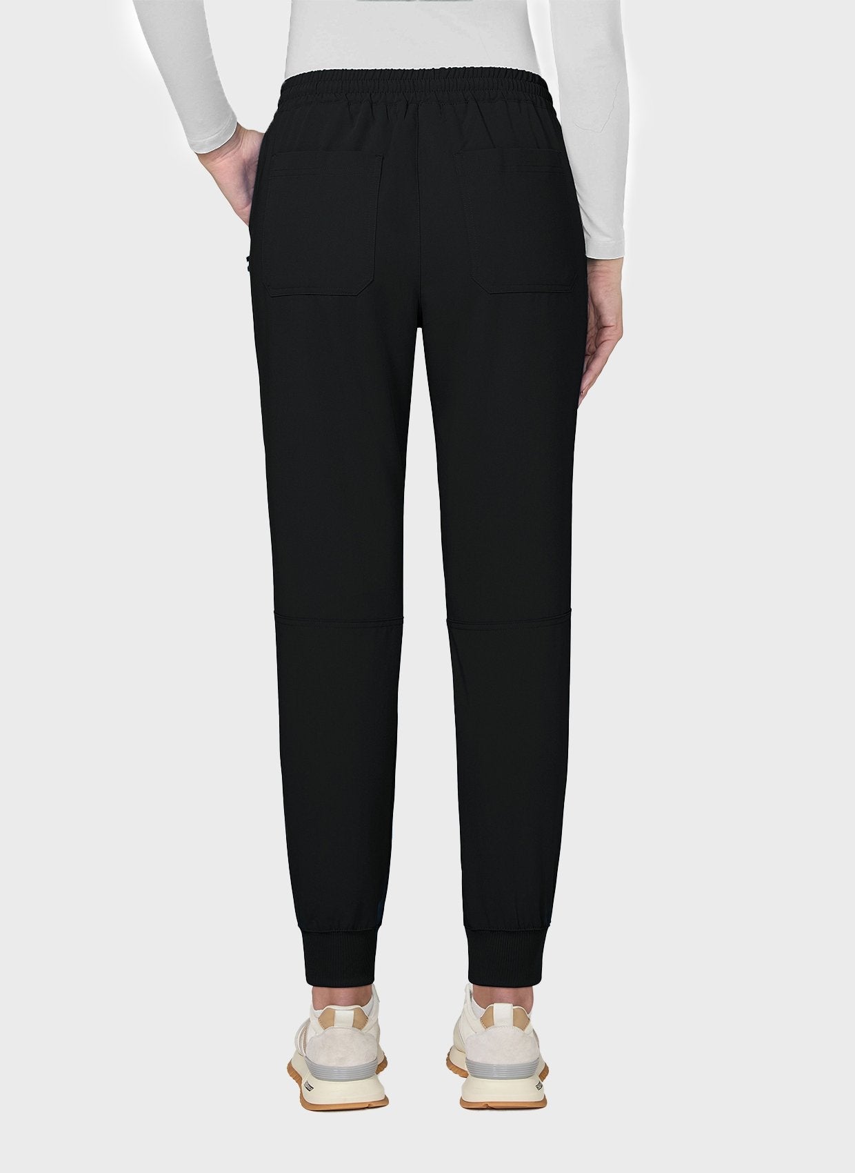 Pantalon médical femme Koi Next Gen Bonnes ondes noir dos
