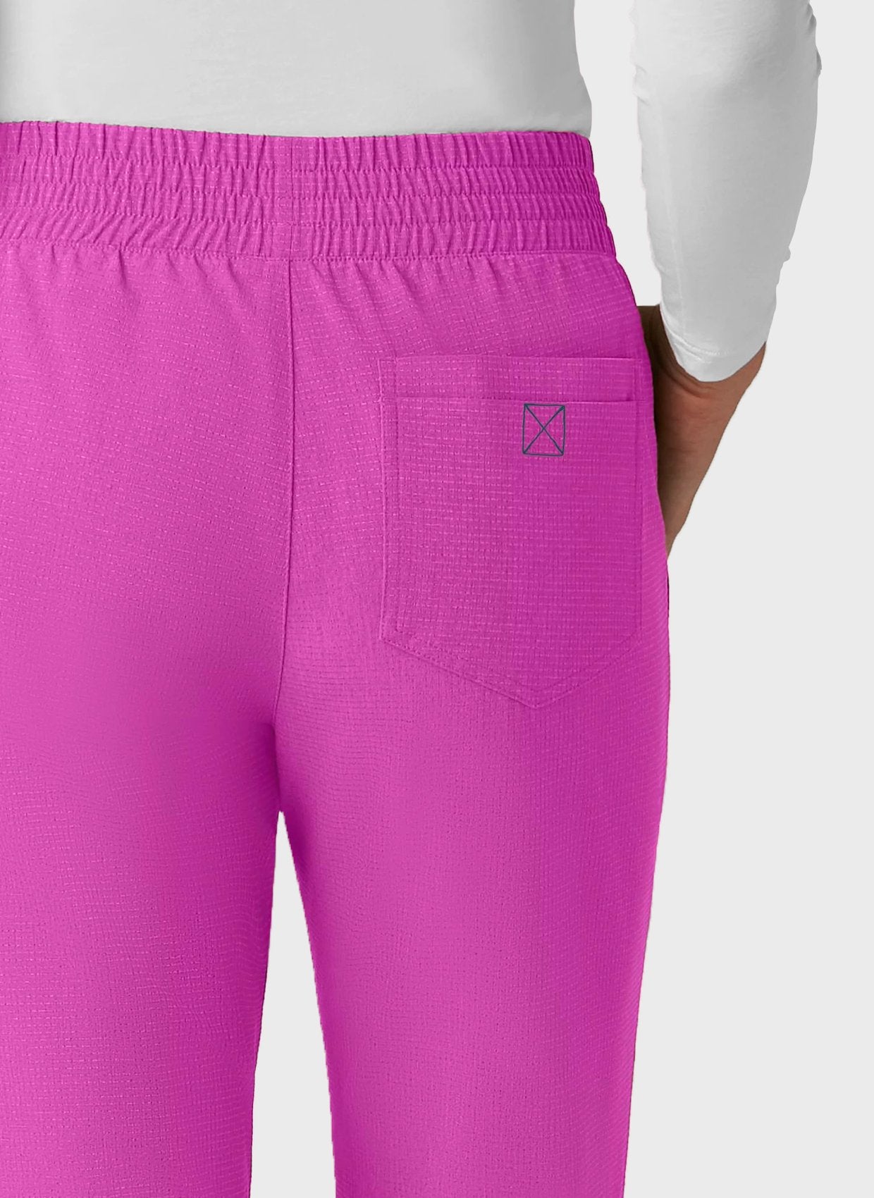 Pantalon médical femme Koi Solis Rory - Rose hibiscus, vue 4