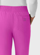 Pantalon médical femme Koi Solis Rory - Rose hibiscus, vue 4