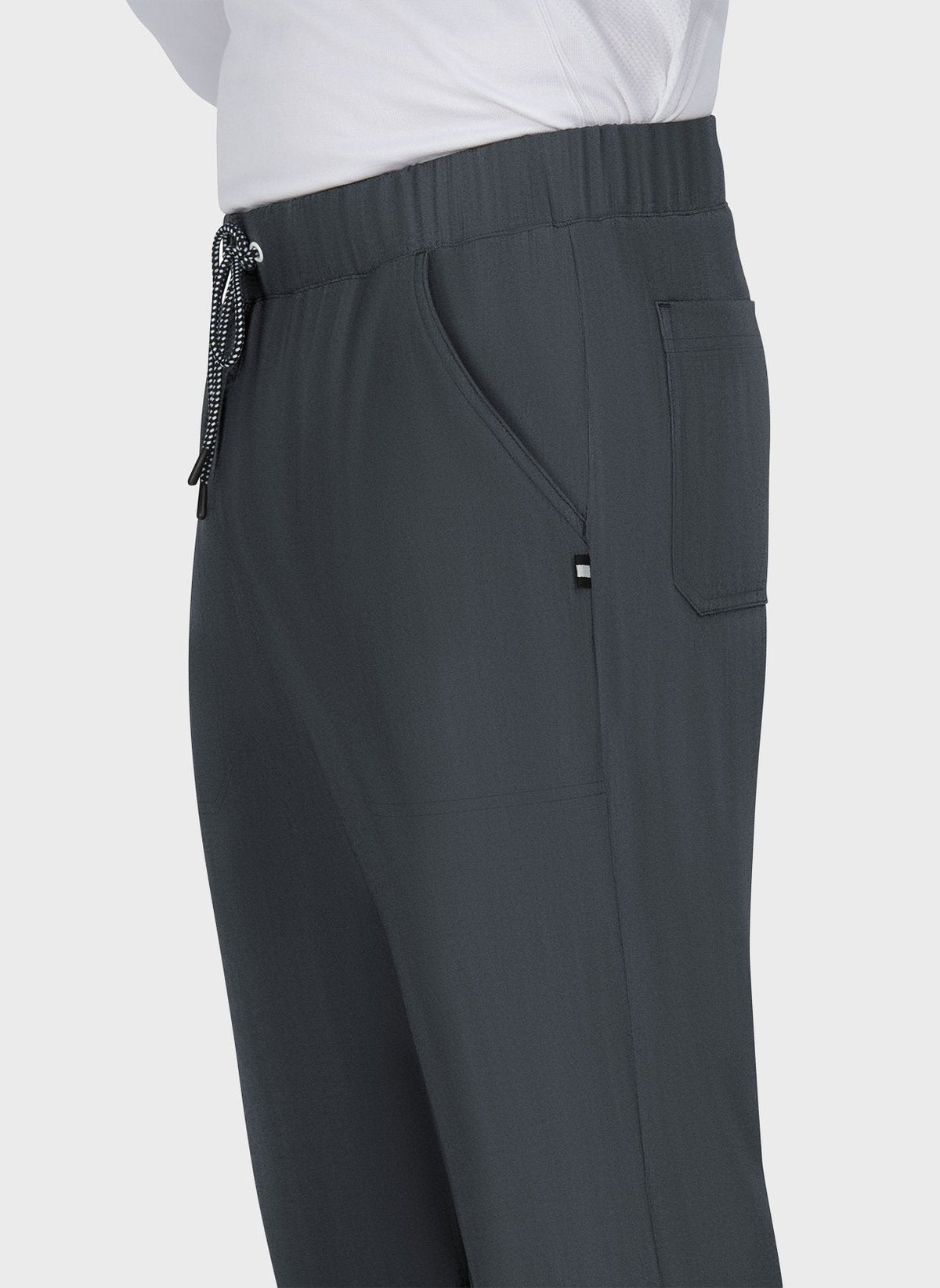 Pantalon médical homme Koi Next Gen Agissez anthracite gros plan 2