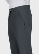 Pantalon médical homme Koi Next Gen Agissez anthracite gros plan 2