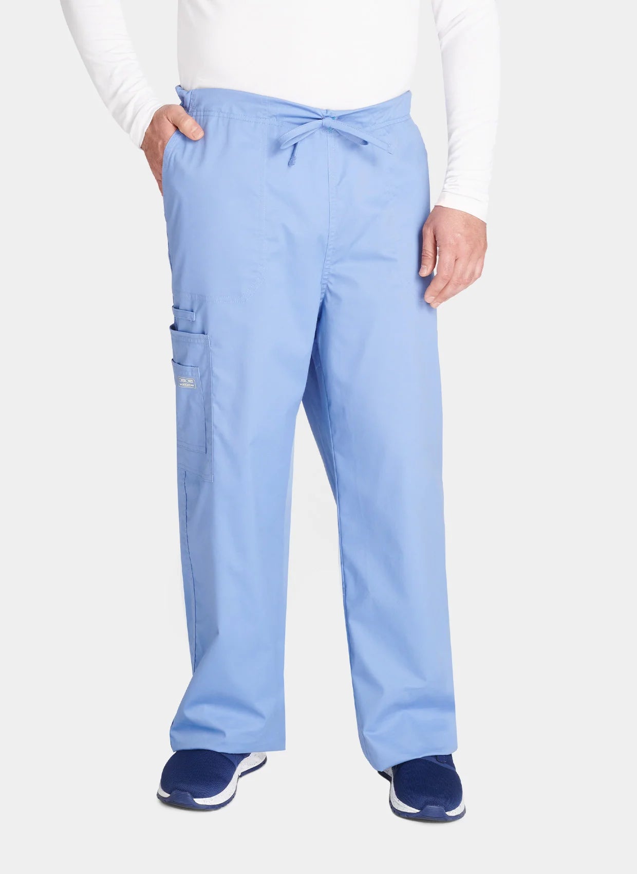 Pantalon médical unisexe cargo Cherokee Core Stretch - Bleu ciel