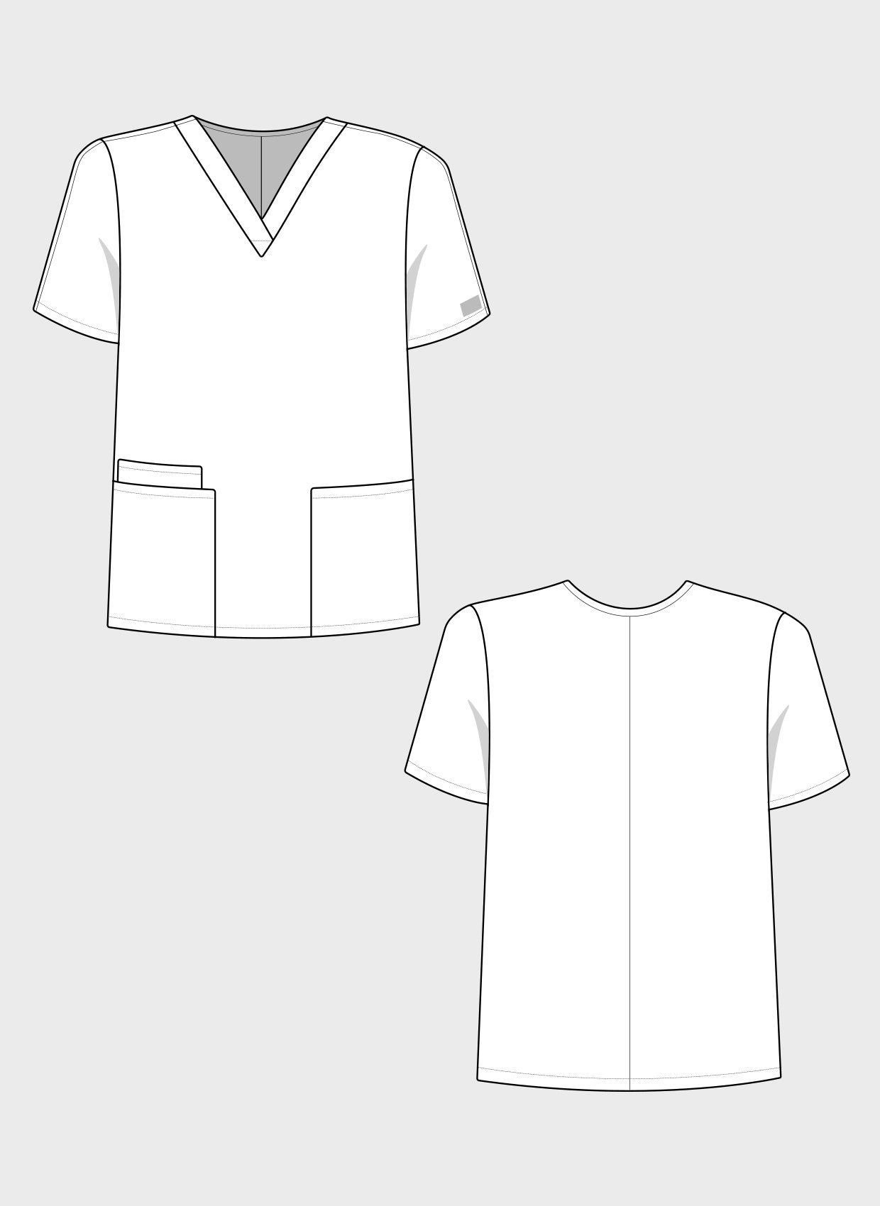 patron blouse medicale unisex cherokee originals