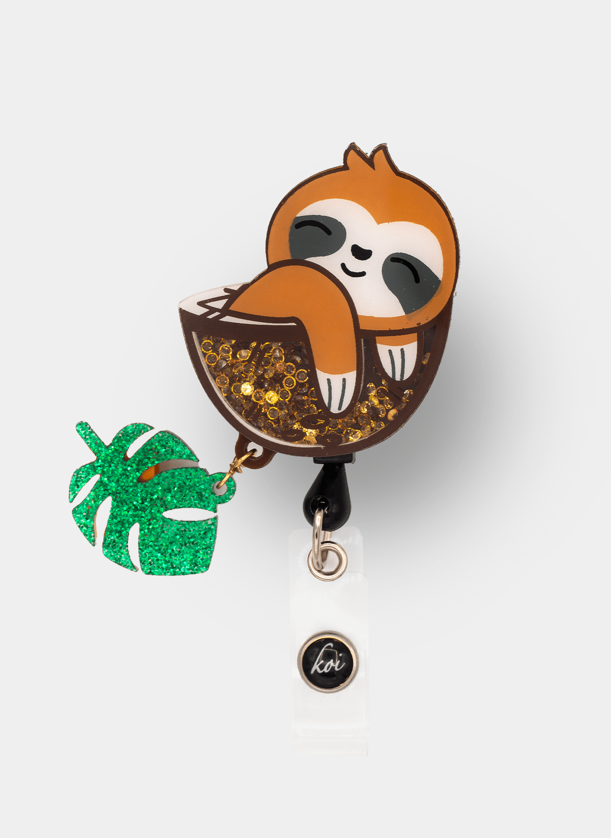 Porte-badge à enrouleur Koi - Paresseux de garde