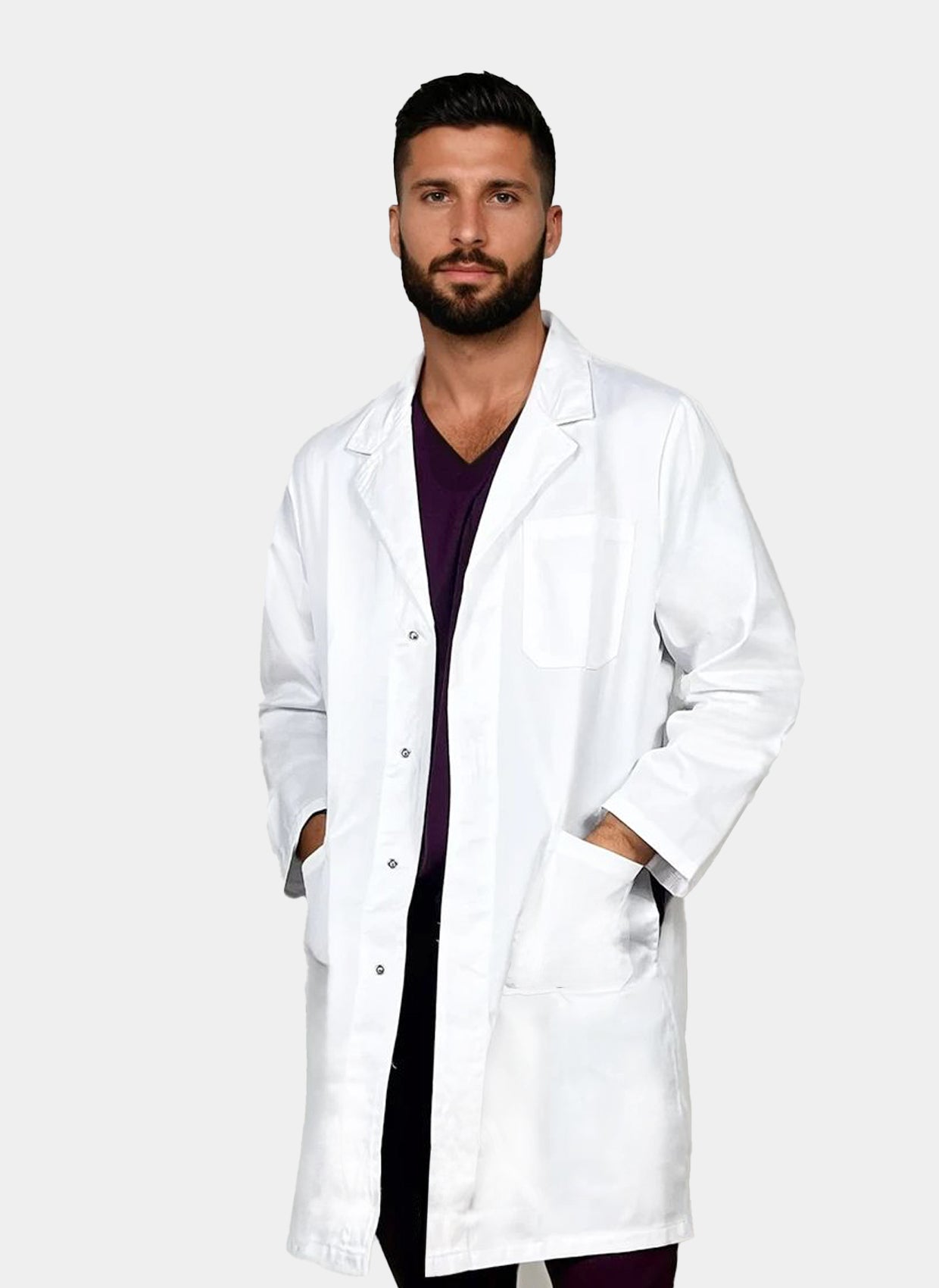 Blouse médicale blanche de laboratoire Prestige