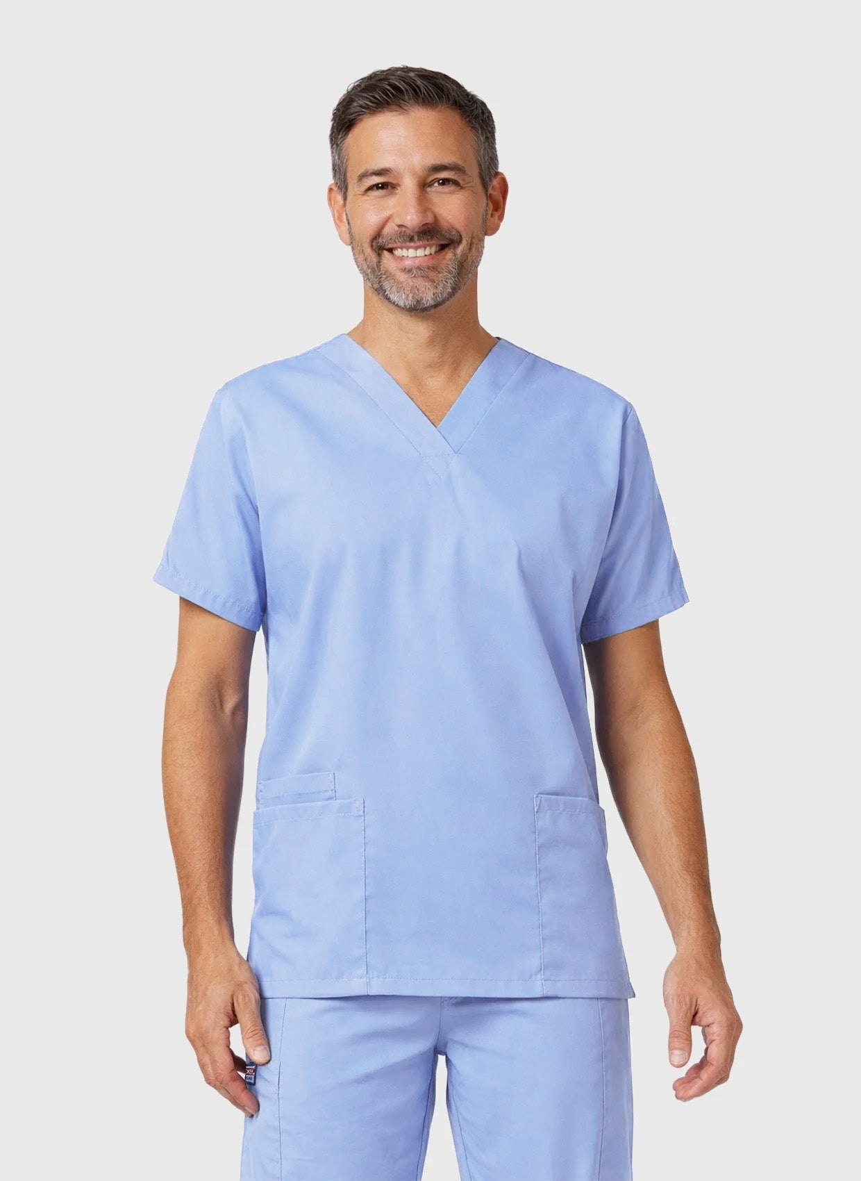 Blouse medicale cherokee bleu ciel unisex  face