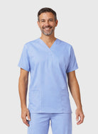 Blouse medicale cherokee bleu ciel unisex  face
