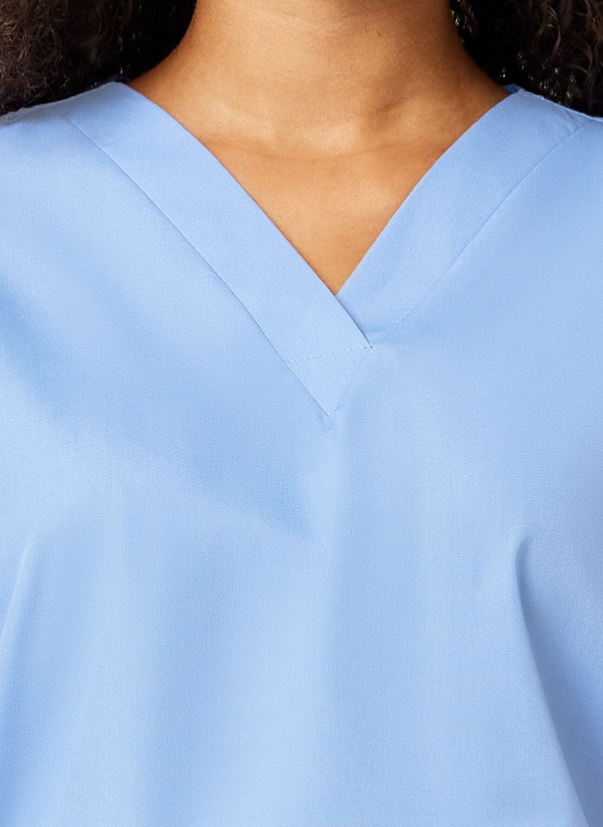 Blouse medicale bleu ciel unisex col en v originals