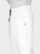 Pantalon médical homme Koi Next Gen Agissez blanc gros plan 2