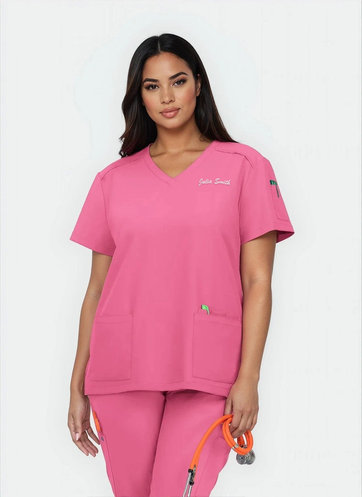 Blouse médicale femme Koi Cureology Cardi - Rose Framboise
