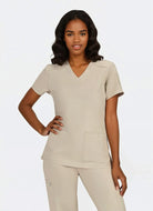 blouse-medicale-femme-koi-cureology-cardi-beige