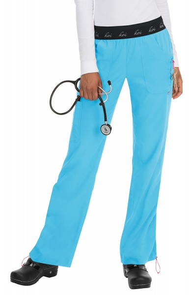 Pantalon médical femme Koi Lite Esprit - Bleu électrique